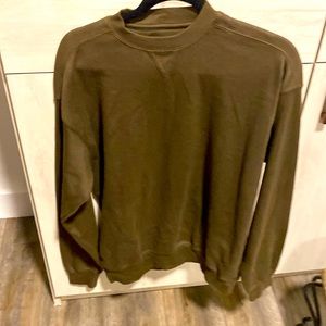 Barry Bricken olive green sweatshirt mens med